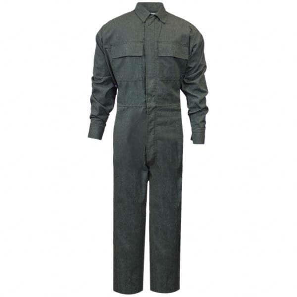 National Safety Apparel - Size 3XL Green HRC 2 Flame Resistant/Retardant Coveralls - Exact Industrial Supply