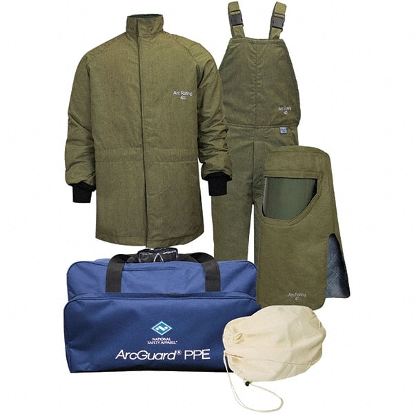 National Safety Apparel - Size M, 4 HRC, 5 oz Arc Flash Clothing Kit - Exact Industrial Supply