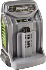 EGO Power Equipment - 6-3/4" Long x 8-1/4" Wide x 11" High Metal & Plastic Battery Charger - For EGO Batteries - Benchmark Tooling