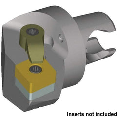 Kennametal - Left Hand Cut, 22mm Min Bore Diam, Size KM2532 Steel Modular Boring Cutting Unit Head - 30mm Max Bore Depth, Through Coolant, Compatible with CN..090308, CN..322 - Benchmark Tooling