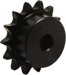 Tritan - 27 Teeth, 3/8" Chain Pitch, Chain Size 35, Plain Bore Sprocket - 1/2" Bore Diam, 3.23" Pitch Diam, 3.425" Outside Diam - Benchmark Tooling