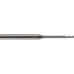 Harvey Tool - Ball End Mills; Mill Diameter (Inch): 1/8 ; Mill Diameter (Decimal Inch): 0.1250 ; Number of Flutes: 2 ; Length of Cut (Inch): 3/8 ; Length of Cut (Decimal Inch): 0.3750 ; Material: Solid Carbide