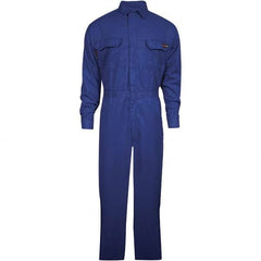 National Safety Apparel - Size 3XL Tall Royal Blue HRC 2 Flame Resistant/Retardant Coveralls - Exact Industrial Supply