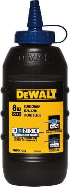 DeWALT - 8 oz Container Chalk Refill - Blue - Benchmark Tooling