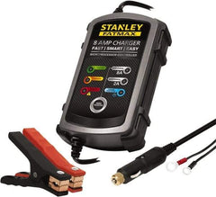 Stanley - 12 Volt Automatic Charger/Maintainer - 8 Amps - Benchmark Tooling