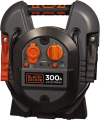 Black & Decker - 12 Volt Jump Starter - 300 Amps, 600 Peak Amps - Benchmark Tooling