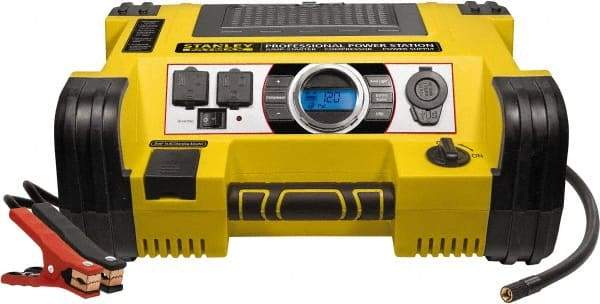 Stanley - 12 Volt Jump Starter with Inflator - 700 Amps, 1,400 Peak Amps - Benchmark Tooling