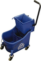 O-Cedar - 36 Qt Plastic Bucket & Wringer - 23" Long x 38" High x 14" Wide, Blue - Benchmark Tooling