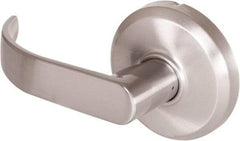 Stanley - Grade 2 Dummy Lever Lockset - 2-3/4" Back Set, Keyless Cylinder, Brass Alloy, Nickel Finish - Benchmark Tooling