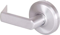 Stanley - Grade 2 Dummy Lever Lockset - 2-3/4" Back Set, Keyless Cylinder, Brass Alloy, Satin Chrome Finish - Benchmark Tooling