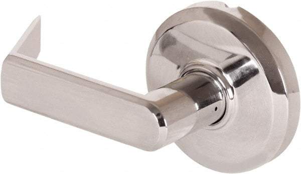 Stanley - Grade 2 Dummy Lever Lockset - 2-3/4" Back Set, Keyless Cylinder, Brass Alloy, Bright Chrome Finish - Benchmark Tooling