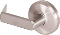 Stanley - Grade 2 Dummy Lever Lockset - 2-3/4" Back Set, Keyless Cylinder, Brass Alloy, Nickel Finish - Benchmark Tooling