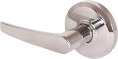 Stanley - Grade 2 Dummy Lever Lockset - 2-3/4" Back Set, Keyless Cylinder, Brass Alloy, Bright Chrome Finish - Benchmark Tooling