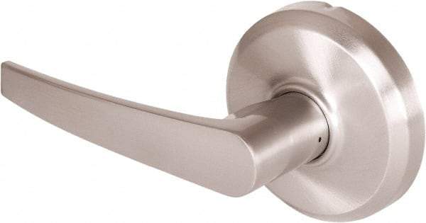 Stanley - Grade 2 Dummy Lever Lockset - 2-3/4" Back Set, Keyless Cylinder, Brass Alloy, Nickel Finish - Benchmark Tooling