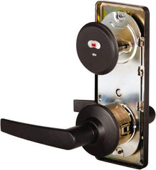 Stanley - Grade 2 Passage Lever Lockset - 2-3/4" Back Set, Keyless Cylinder, Brass Alloy, Oil Rubbed Bronze Finish - Benchmark Tooling