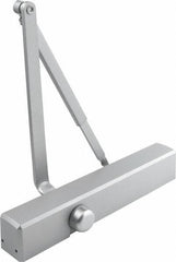 Stanley - 9-3/4" Closer Body Length, Multi-Size Closer Manual Damper - Painted Aluminum Finish, Reversible - Benchmark Tooling