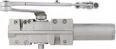 Stanley - 11-1/4" Closer Body Length, Multi-Size Closer Manual Damper - Painted Aluminum Finish, Reversible - Benchmark Tooling