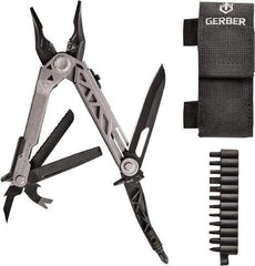 Gerber - 14 Piece, Center Drive Multi-Tool Set - Stainless Steel, 4-45/64" Closed Length - Benchmark Tooling