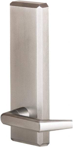 Precision - 10" OAL Nonhanded Flatbar - 32 to 36" Door Width, Satin Chrome Finish, Grade 1, Stanley Commercial Hardware - Benchmark Tooling