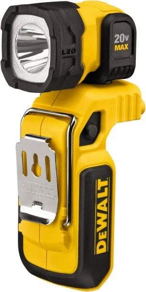 DeWALT - 20 Volts, 500 Lumens, Cordless Work Light - Yellow/Black, Up to 27 hr Run Time - Benchmark Tooling