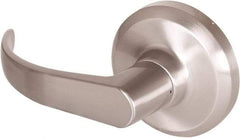 Stanley - Grade 1 Dummy Lever Lockset - 2-3/4" Back Set, Keyless Cylinder, Brass Alloy, Satin Nickel Finish - Benchmark Tooling