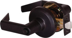 Stanley - Grade 1 Privacy Lever Lockset - 2-3/4" Back Set, Keyless Cylinder, Brass Alloy, Oil Rubbed Bronze Finish - Benchmark Tooling