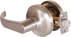 Stanley - Grade 1 Communicating Lever Lockset - 2-3/4" Back Set, Key In Lever Cylinder, Brass Alloy, Satin Nickel Finish - Benchmark Tooling