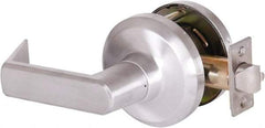 Stanley - Grade 1 Communicating Lever Lockset - 2-3/4" Back Set, Key In Lever Cylinder, Brass Alloy, Satin Chrome Finish - Benchmark Tooling