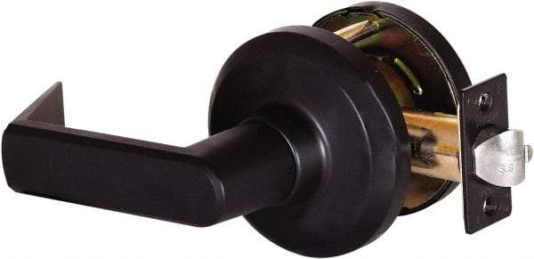 Stanley - Grade 1 Communicating Lever Lockset - 2-3/4" Back Set, Key In Lever Cylinder, Brass Alloy, Oil Rubbed Bronze Finish - Benchmark Tooling