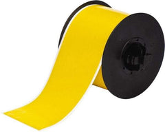 Brady - 3" Wide x 1,200" Long, Yellow Vinyl Tape - For BBP30 Label Printer, BBP33 Label Printer, BBP35 Multicolor Sign & Label Printer, BBP37 Color & Cut Sign & Label Printer, BradyPrinter S3100, BBP31 Sign & Label Printer - Benchmark Tooling