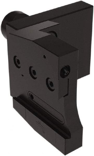 Seco - Tool Block Style 150.10-JETI, 25mm Blade Height, 134.5mm OAL, 78mm OAH, Indexable Cutoff Blade Tool Block - 30mm Shank Width, Through Coolant - Benchmark Tooling