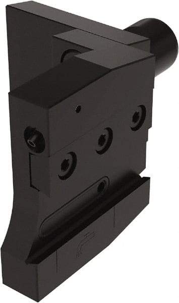 Seco - Tool Block Style 150.10-JETI, 20mm Blade Height, 133.5mm OAL, 74mm OAH, Indexable Cutoff Blade Tool Block - 25mm Shank Width, Through Coolant - Benchmark Tooling