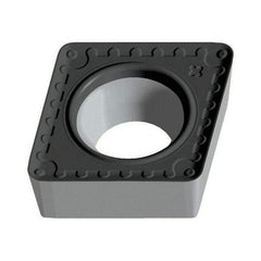 Walter - CCMT32.51 PM Grade WPP10S Carbide Turning Insert - 80° Diamond, 3/8" Inscr Circle, 5/32" Thick, 1/64" Corner Radius - Benchmark Tooling