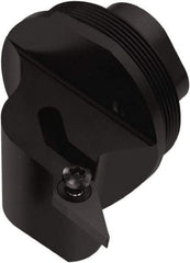 Seco - SVUBR, Right Hand Cut, 93° Lead Angle, 50mm Shank Height x 50mm Shank Width, Positive Rake Indexable Turning Toolholder - 32mm OAL, VBMT1604.. Insert Compatibility, Series GL - Benchmark Tooling