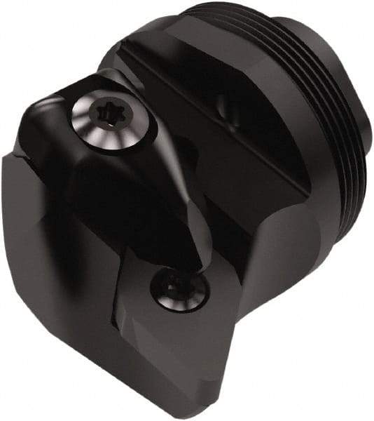 Seco - DDUNR, Right Hand Cut, 93° Lead Angle, 32mm Shank Height x 32mm Shank Width, Negative Rake Indexable Turning Toolholder - 32mm OAL, DN..1504.. Insert Compatibility, Series GL - Benchmark Tooling