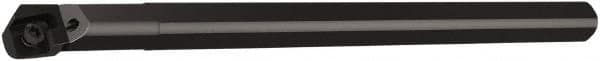 Seco - 16mm Min Bore Diam, 8" OAL, 1/2" Shank Diam, A08-SCFCR Indexable Boring Bar - 1-1/2" Max Bore Depth, CC..3 Insert, Screw Holding Method - Benchmark Tooling