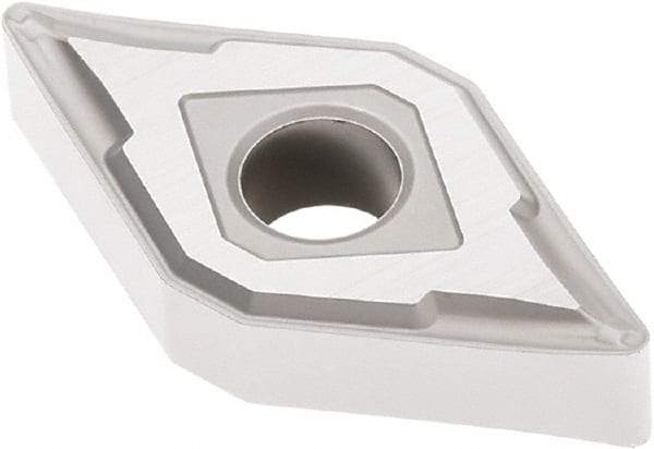 Seco - DNMG442 MF2 Grade TK1501 Carbide Turning Insert - Ti(C/N)/Al2O3/Cr Finish, 55° Diamond, 1/2" Inscr Circle, 1/4" Thick, 1/32" Corner Radius - Benchmark Tooling