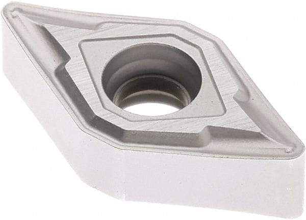 Seco - DNMU332 MF2 Grade TK1501 Carbide Turning Insert - Ti(C/N)/Al2O3/Cr Finish, 55° Diamond, 3/8" Inscr Circle, 3/16" Thick, 1/32" Corner Radius - Benchmark Tooling