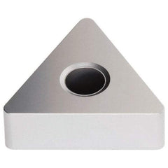 Seco - TNMA433 Flat Top Grade TK0501 Carbide Turning Insert - Ti(C/N)/Al2O3/Cr Finish, 60° Triangle, 1/2" Inscr Circle, 3/16" Thick, 3/64" Corner Radius - Benchmark Tooling