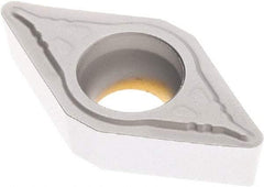 Seco - DCMT32.52 F1 Grade TK0501 Carbide Turning Insert - Ti(C/N)/Al2O3/Cr Finish, 55° Diamond, 3/8" Inscr Circle, 5/32" Thick, 1/32" Corner Radius - Benchmark Tooling