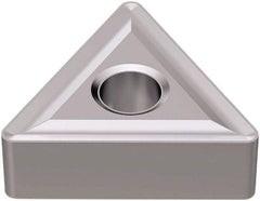 Seco - TNMG332 M4 Grade TK1501 Carbide Turning Insert - Ti(C/N)/Al2O3/Cr Finish, 60° Triangle, 3/8" Inscr Circle, 3/16" Thick, 1/32" Corner Radius - Benchmark Tooling