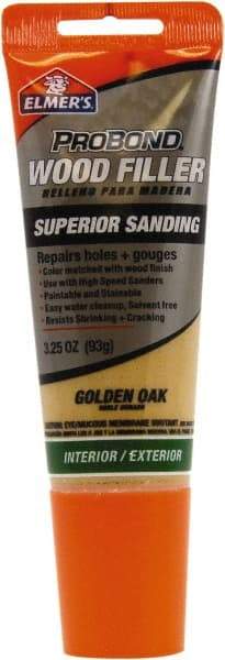 Elmer's - 3.25 oz Tube Wood Filler - Golden Oak - Benchmark Tooling