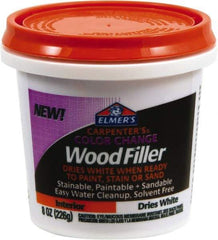 Elmer's - 8 oz Jar Wood Filler - White - Benchmark Tooling