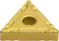 Sumitomo - TNMG433 ESX Grade AC830P Carbide Turning Insert - Al2O3 Finish, 60° Triangle, 1/2" Inscr Circle, 3/16" Thick, 3/64" Corner Radius - Benchmark Tooling