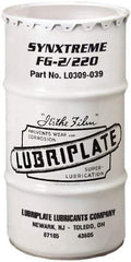 Lubriplate - 120 Lb Drum Calcium Extreme Pressure Grease - Tan, Extreme Pressure, Food Grade & High/Low Temperature, 450°F Max Temp, NLGIG 2, - Benchmark Tooling