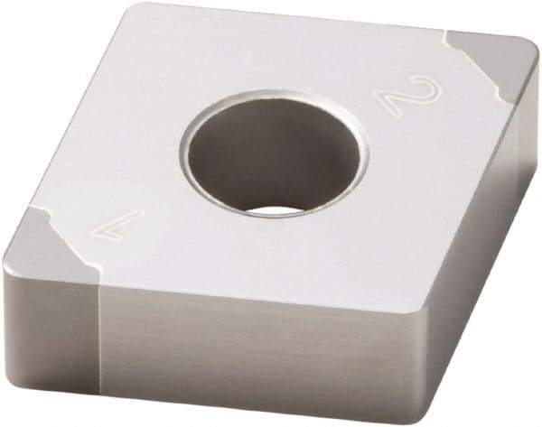 Seco - CNGA432 Grade CBN170 PCBN Turning Insert - Uncoated, 80° Diamond, 1/2" Inscr Circle, 3/16" Thick, 1/32" Corner Radius - Benchmark Tooling