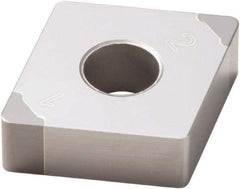 Seco - CNGA432 Grade CBN170 PCBN Turning Insert - Uncoated, 80° Diamond, 1/2" Inscr Circle, 3/16" Thick, 1/32" Corner Radius - Benchmark Tooling