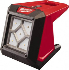 Milwaukee Tool - 12 Volts, 1000 Lumens, Cordless Work Light - Red, 15 hr Run Time - Benchmark Tooling