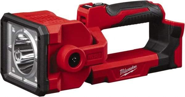 Milwaukee Tool - 18 Volts, 1250 Lumens, Cordless Work Light - Red, 7 hr Run Time - Benchmark Tooling