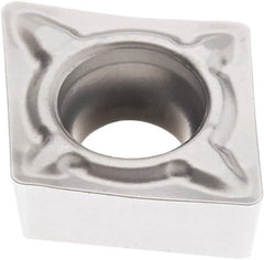 Seco - CCMT32.50 F1 Grade TP3501 Carbide Turning Insert - TiCN/Al2O3 Finish, 80° Diamond, 3/8" Inscr Circle, 5/32" Thick, 0.2mm Corner Radius - Benchmark Tooling